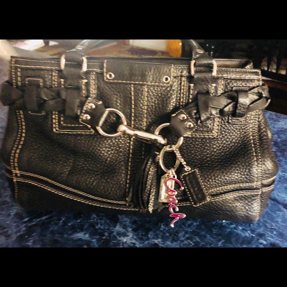 Leather Coach Bag